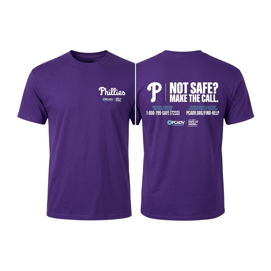 Phillies Not Safe Make The Call PCADV Shirt