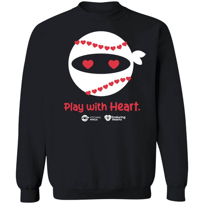 Pitching Ninja Play With Heart Shirt