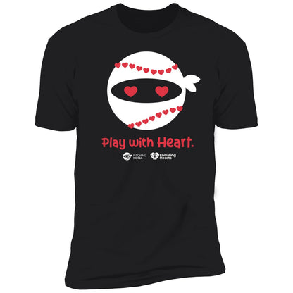 Pitching Ninja Play With Heart Shirt