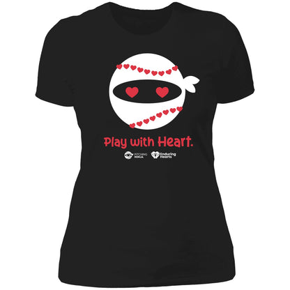 Pitching Ninja Play With Heart Shirt