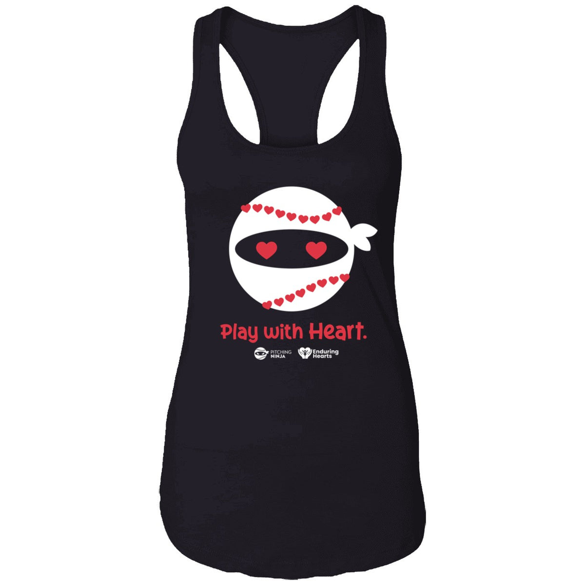 Pitching Ninja Play With Heart Shirt