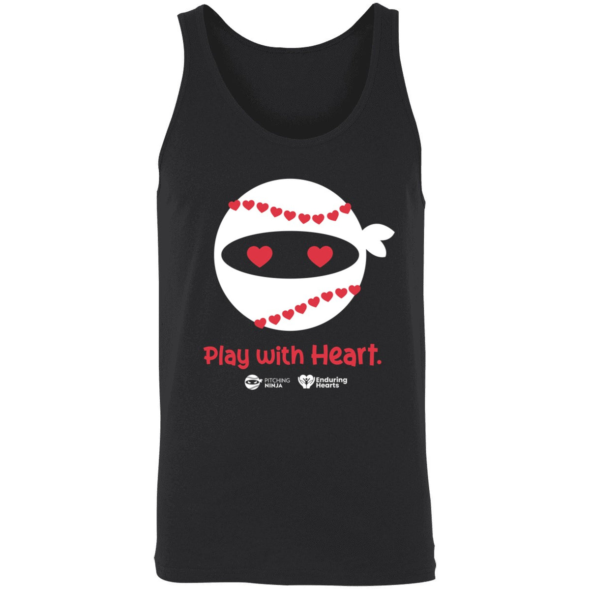 Pitching Ninja Play With Heart Shirt