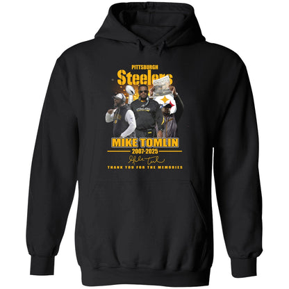 Pittsburgh Steelers Mike Tomlin 2007 2025 Thank You For The Memories Shirt