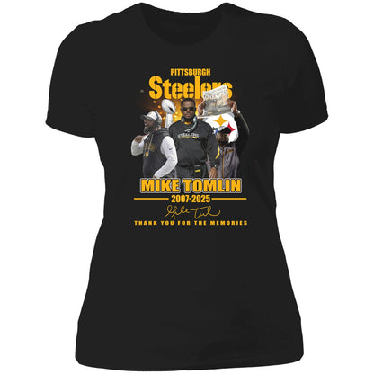 Pittsburgh Steelers Mike Tomlin 2007 2025 Thank You For The Memories Shirt