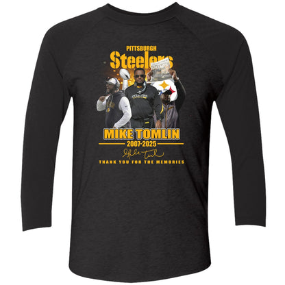 Pittsburgh Steelers Mike Tomlin 2007 2025 Thank You For The Memories Shirt