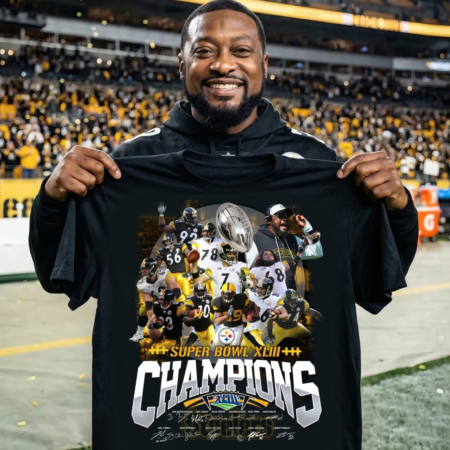 Pittsburgh Steelers Super Bowl XLIII Champions Shirt