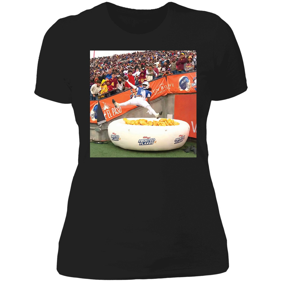 Que'sean Brown Frosted Flakes Leap Shirt