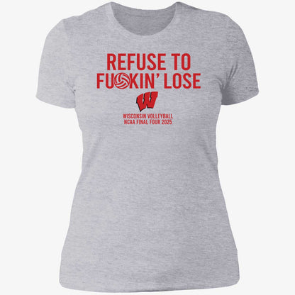 Refuse To F*ckin' Lose Wisconsin Volleyball Hoodie
