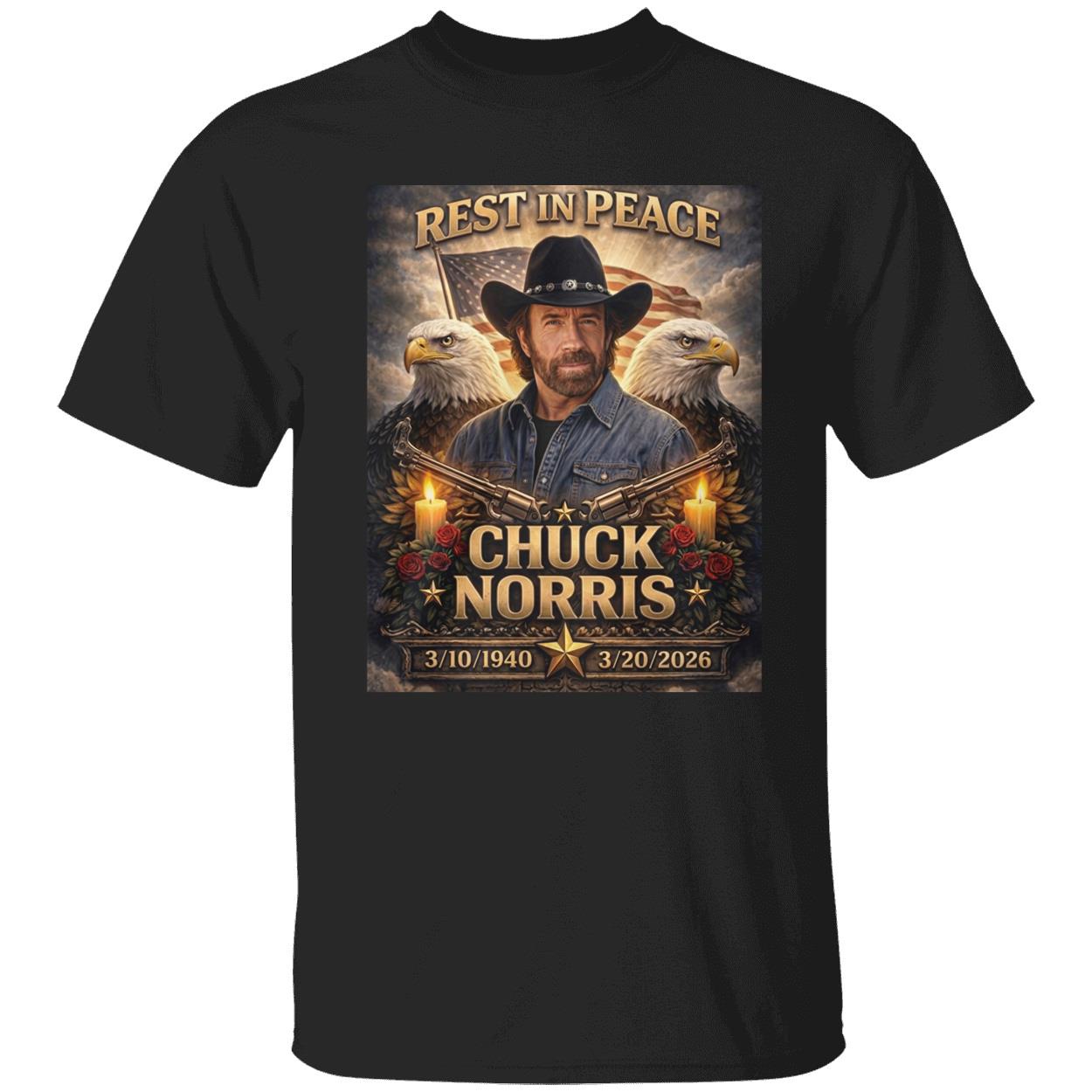 Rest In Peace Chuck Norris 1940 2026 Shirt