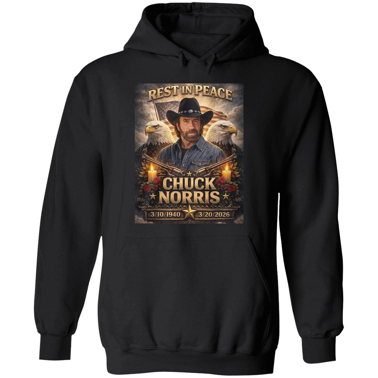 Rest In Peace Chuck Norris 1940 2026 Shirt