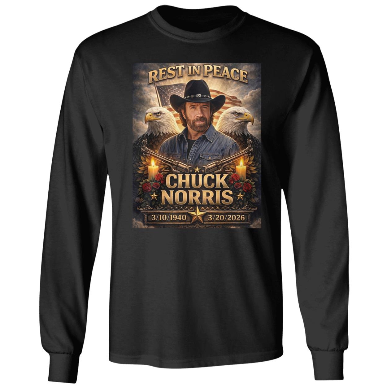 Rest In Peace Chuck Norris 1940 2026 Shirt