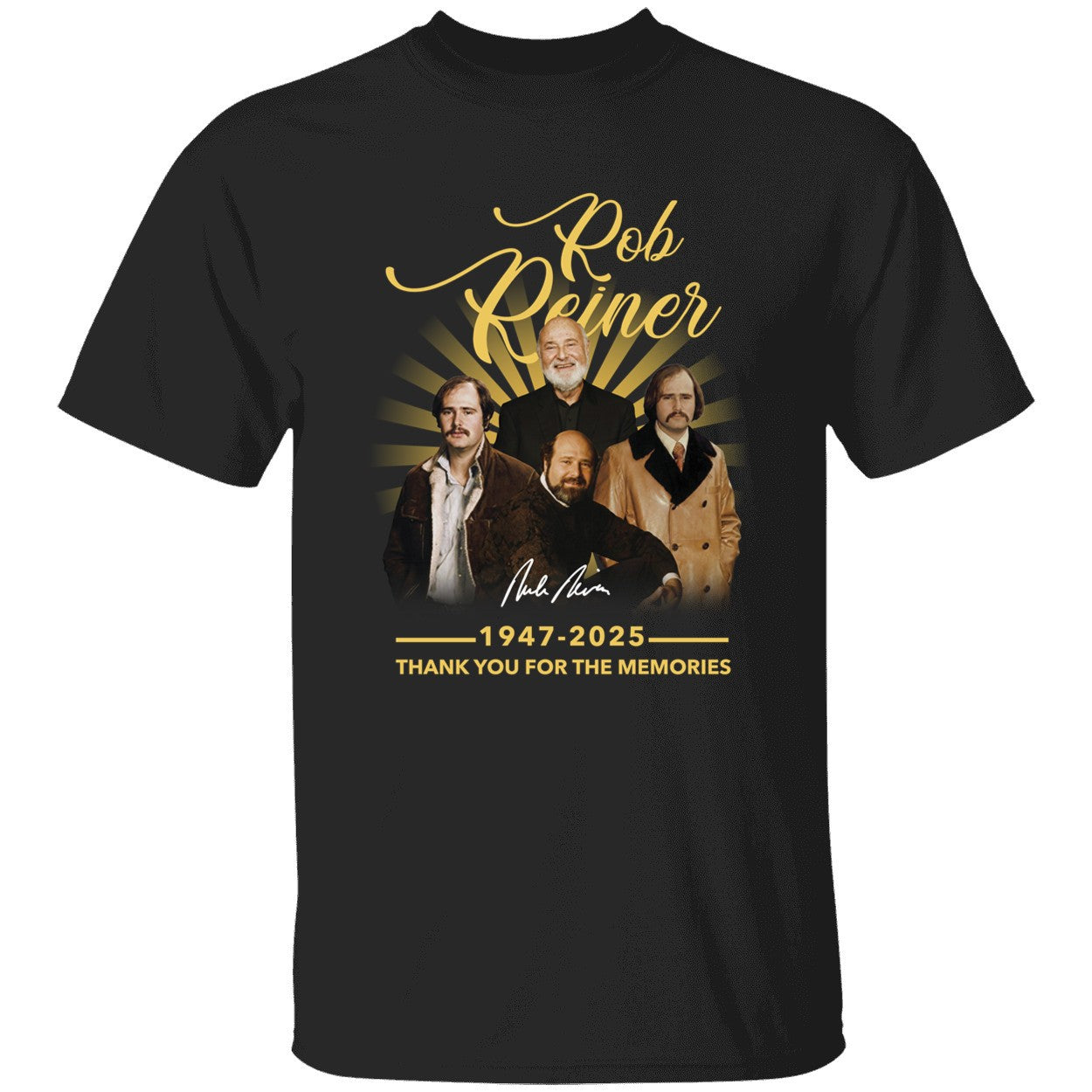 洋楽 Rob Spencer Memories Fall Rob Reiner 1947 2025 Thank You For The Memories Premium SS T-Shirt