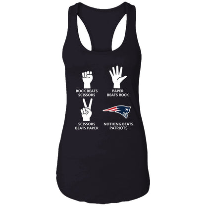 Rock Beats Scissors Paper Beats Rock Nothing Beats Patriots Shirt