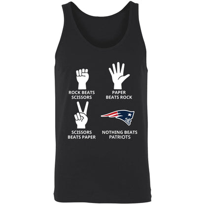 Rock Beats Scissors Paper Beats Rock Nothing Beats Patriots Shirt