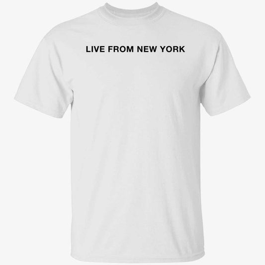 Sabrina Carpenter Embroidered Live From New York T-Shirt