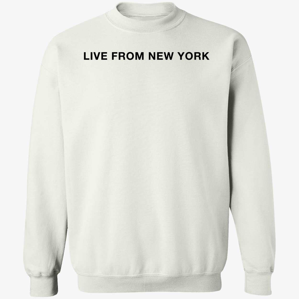 Sabrina Carpenter Embroidered Live From New York Sweatshirt