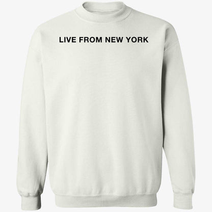 Sabrina Carpenter Embroidered Live From New York Sweatshirt