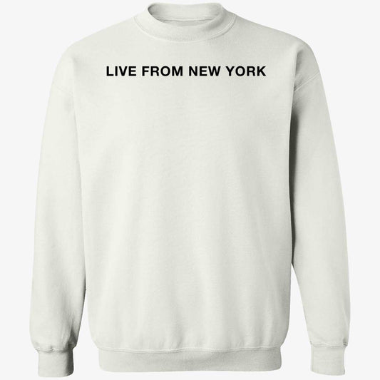 Sabrina Carpenter Embroidered Live From New York Sweatshirt