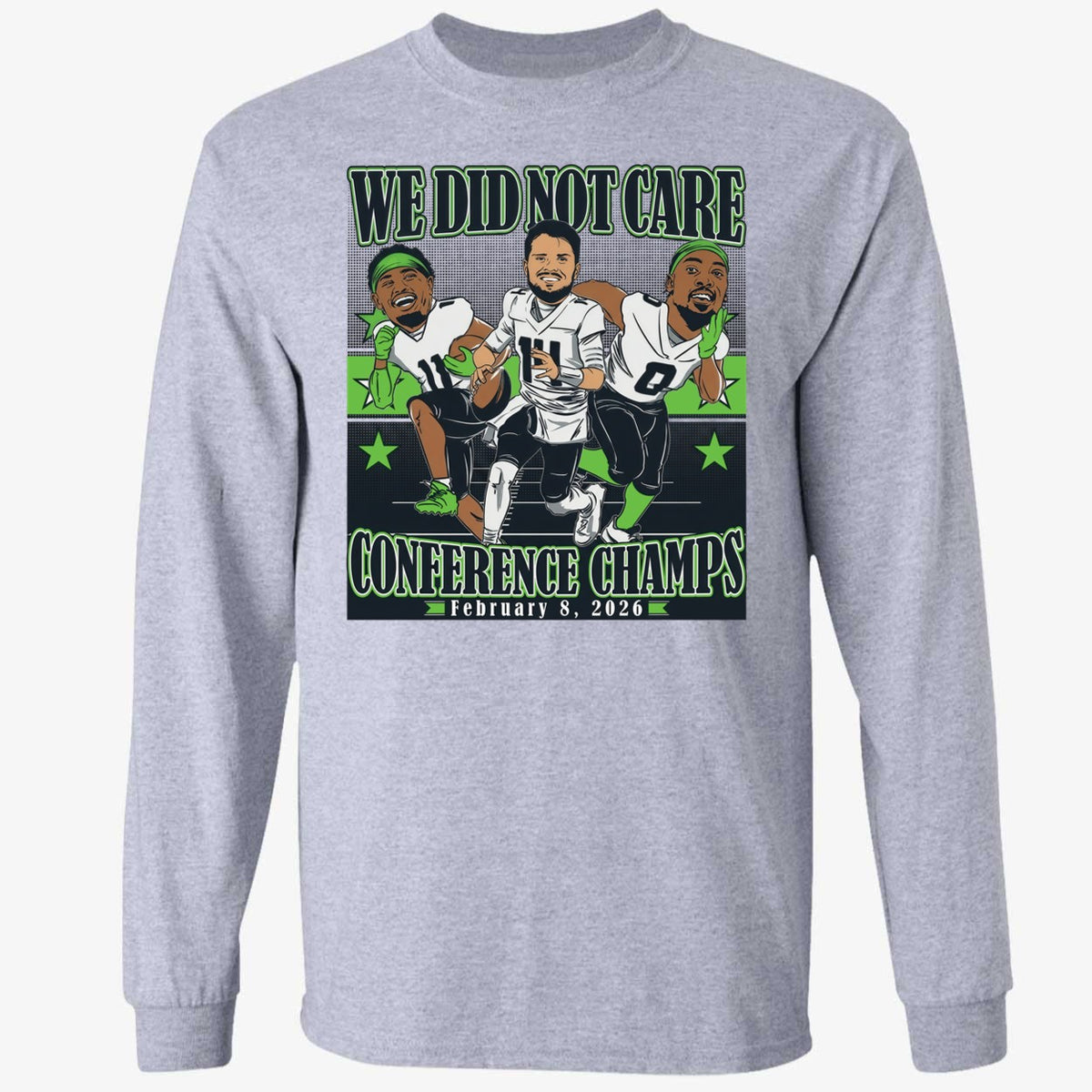Sam Darnold Jaxon Smith-njigba Demarcus Lawrence Conference Champions Caricatures Shirt