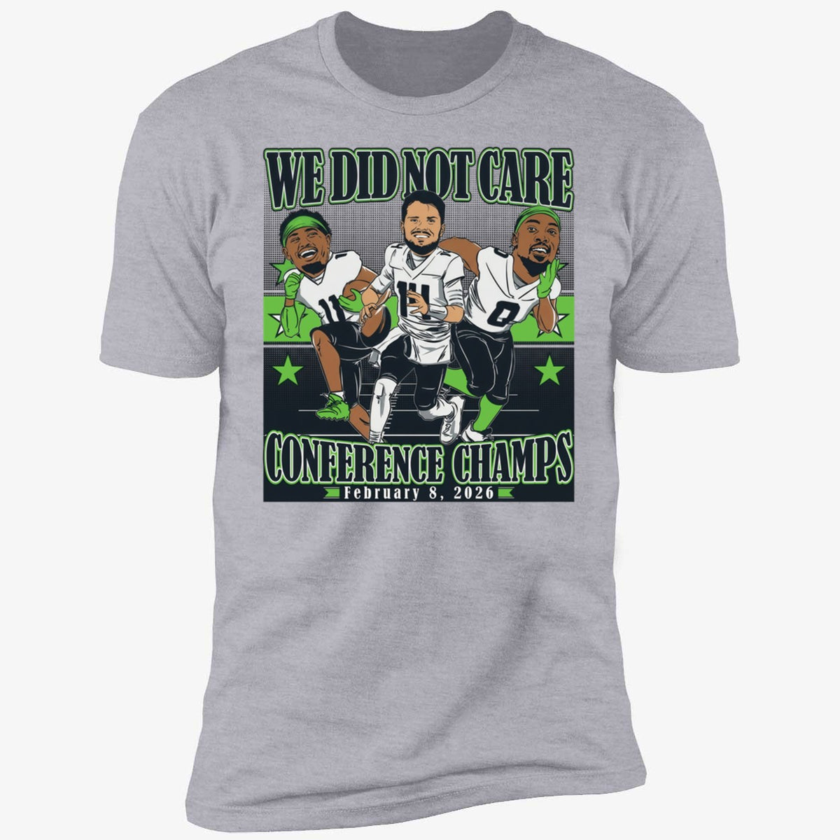 Sam Darnold Jaxon Smith-njigba Demarcus Lawrence Conference Champions Caricatures Shirt