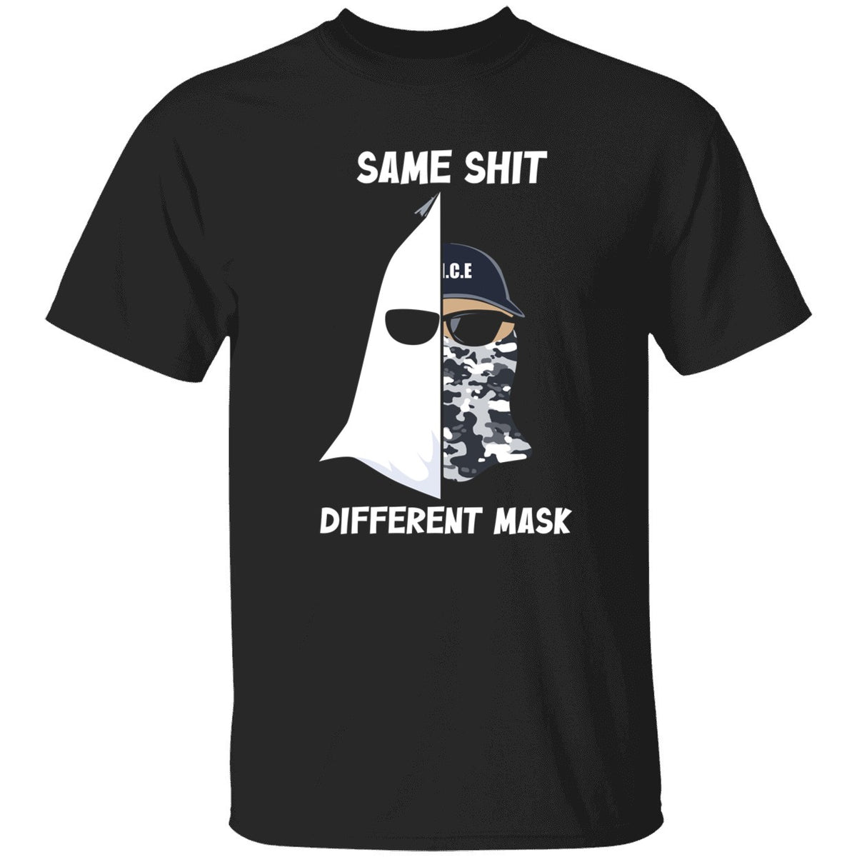 Same Shit Different Mask Ku Klux Klan And Ice Shirt