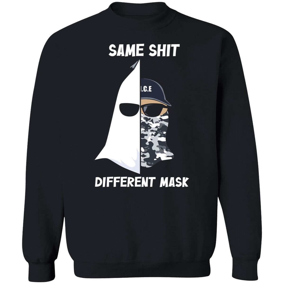Same Shit Different Mask Ku Klux Klan And Ice Shirt