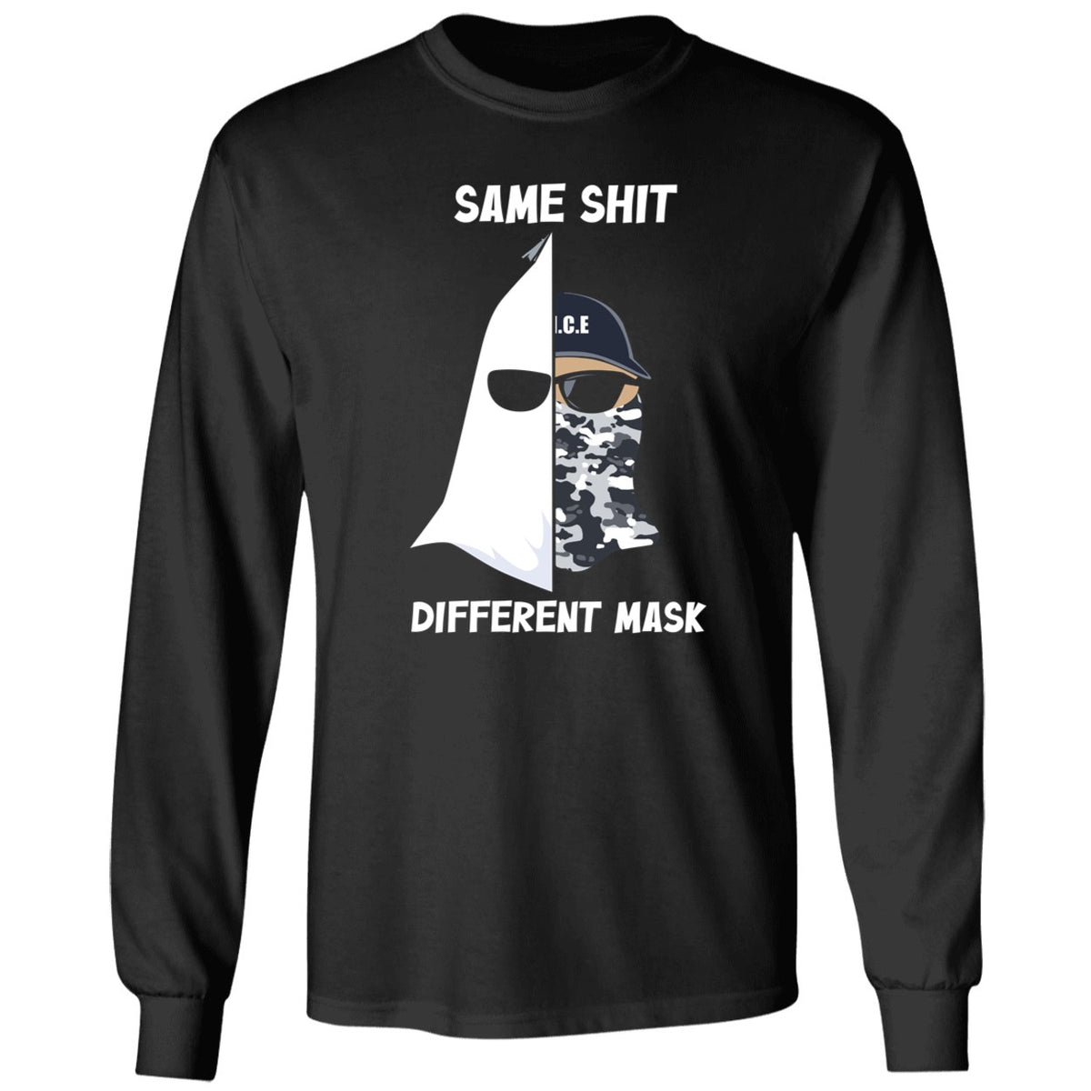 Same Shit Different Mask Ku Klux Klan And Ice Shirt