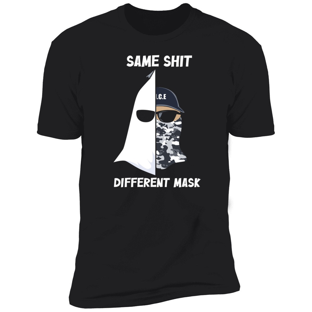 Same Shit Different Mask Ku Klux Klan And Ice Shirt