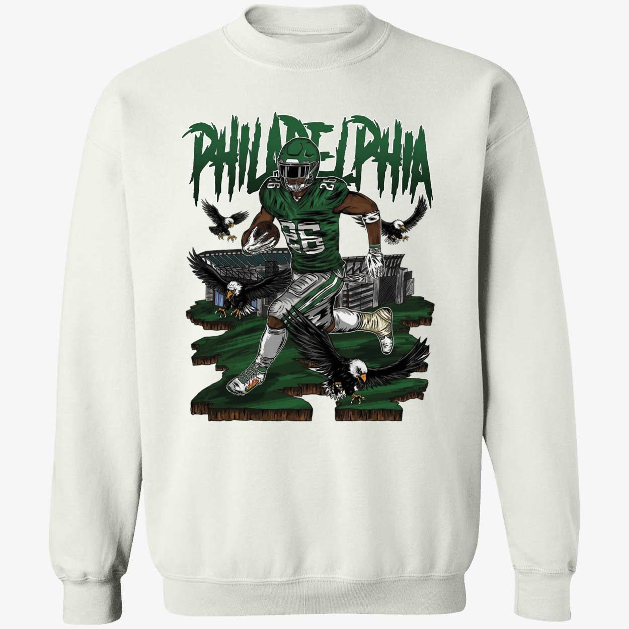 Saquon Barkley Run It Up Philadelphia Eagles Shirt