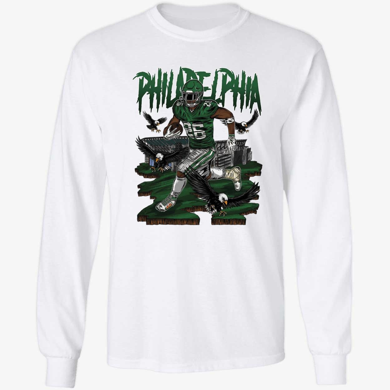 Saquon Barkley Run It Up Philadelphia Eagles Shirt