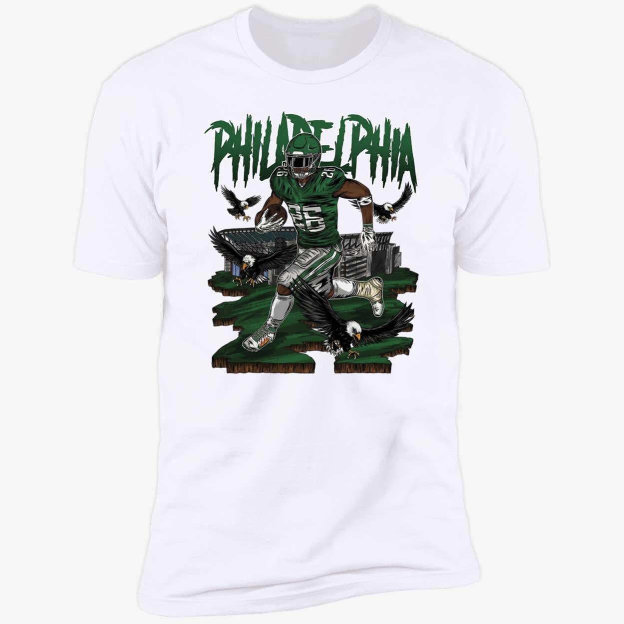 Saquon Barkley Run It Up Philadelphia Eagles Shirt
