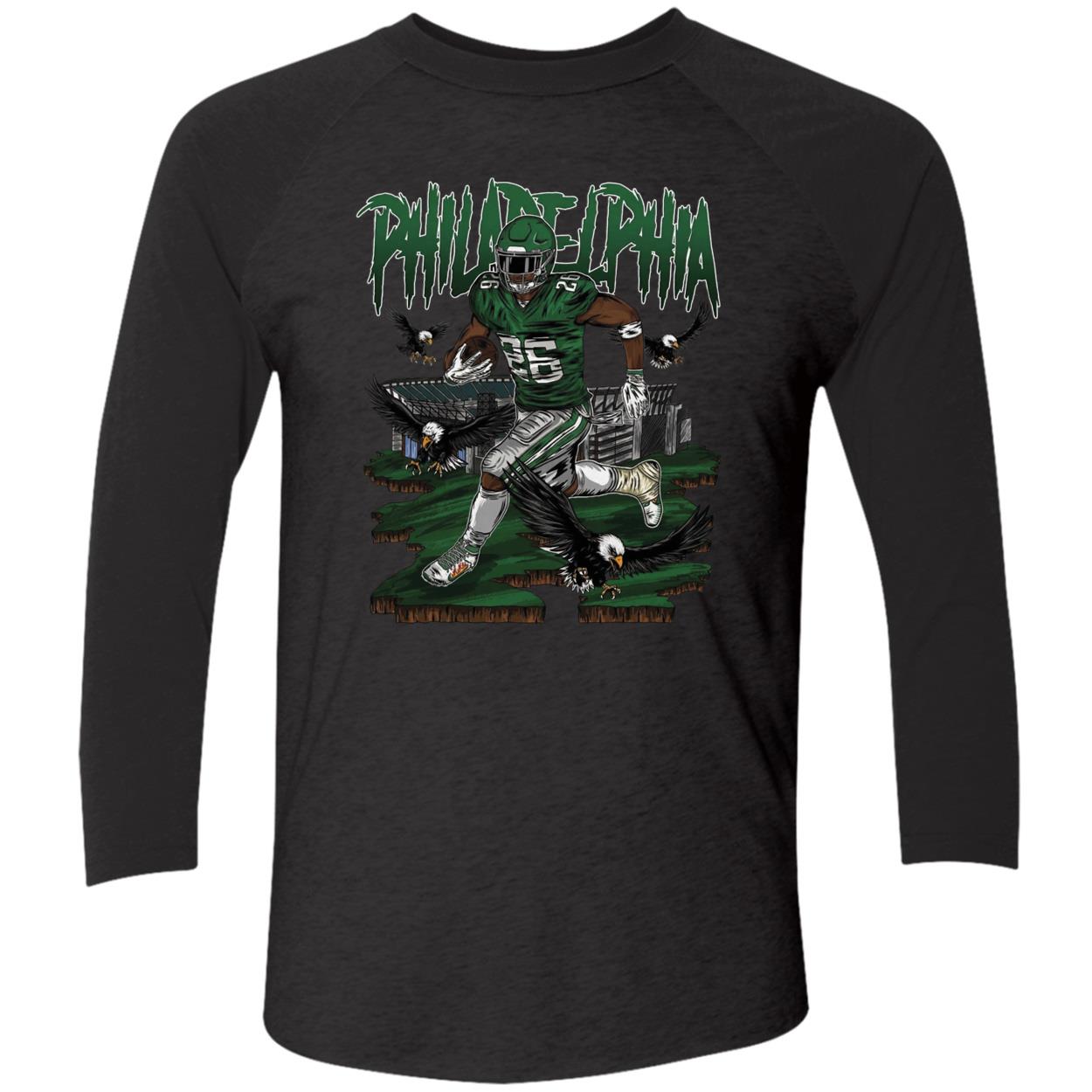 Saquon Barkley Run It Up Philadelphia Eagles Shirt