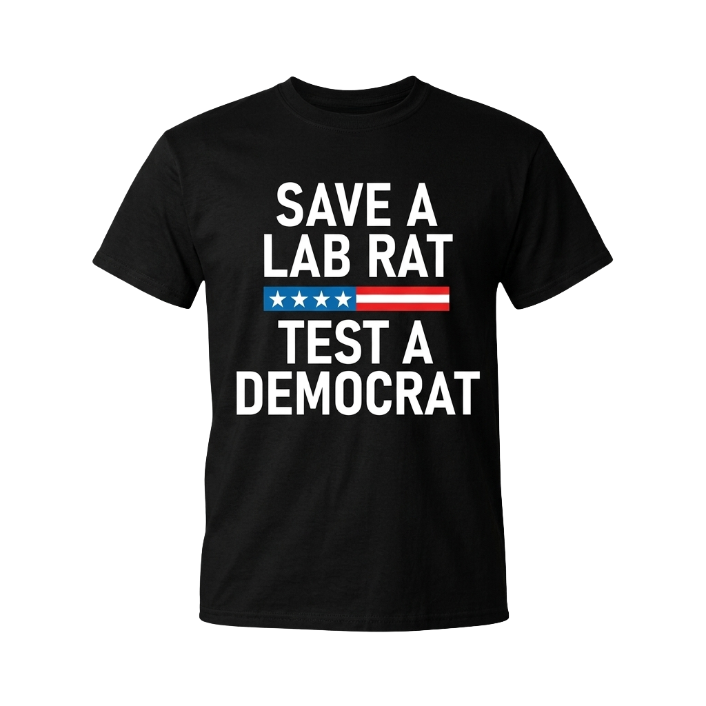 Save A Lab Rat Test A Democrat Shirt