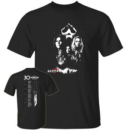[Front + Back] Scream 7 30th Anniversary Of Scream Kill Tour Shirt