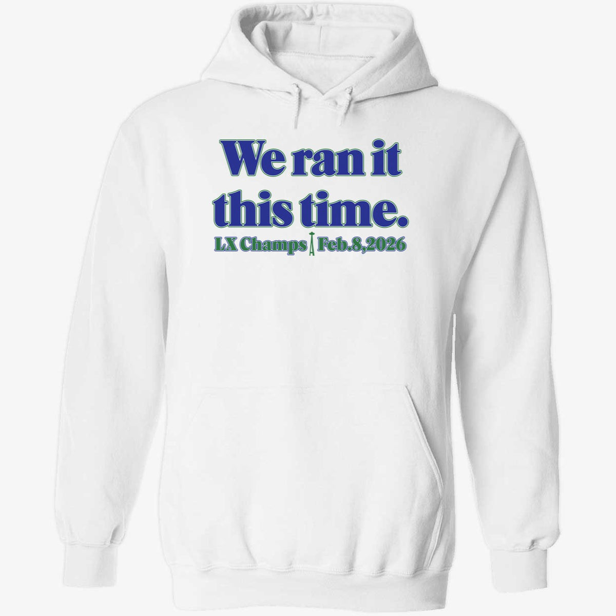 Seahawk We Ran It This Time Shirt