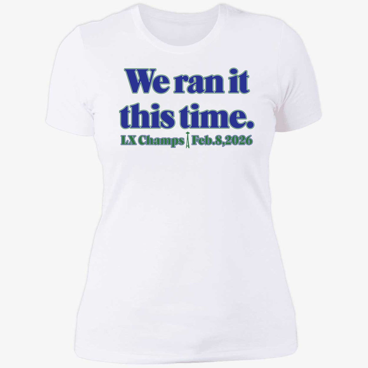 Seahawk We Ran It This Time Shirt