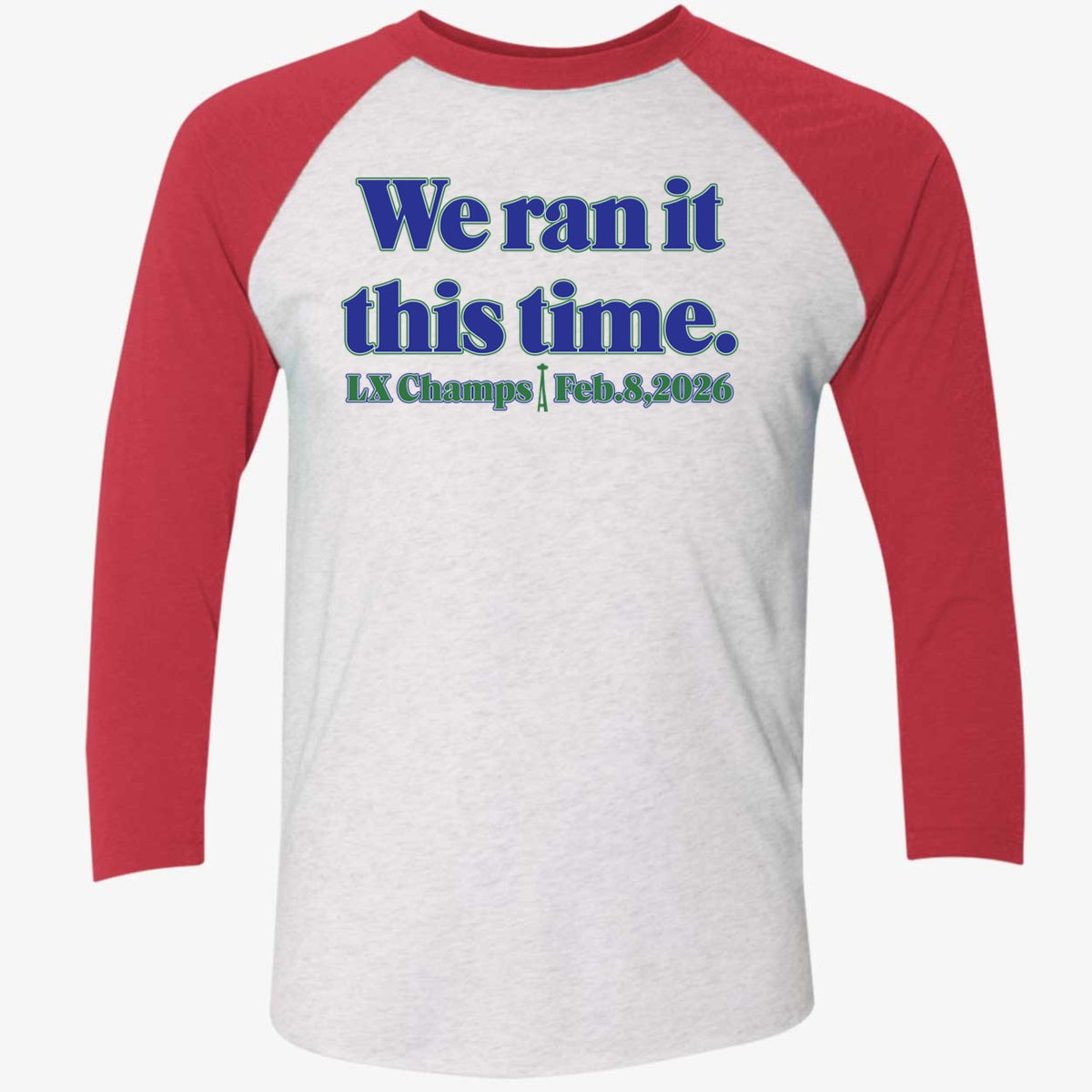Seahawk We Ran It This Time Shirt