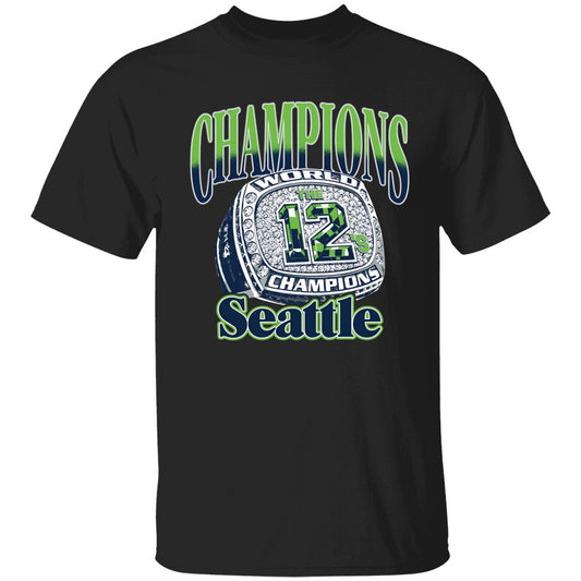 Seattle Seahawks Champions Ring The 12's Shirt