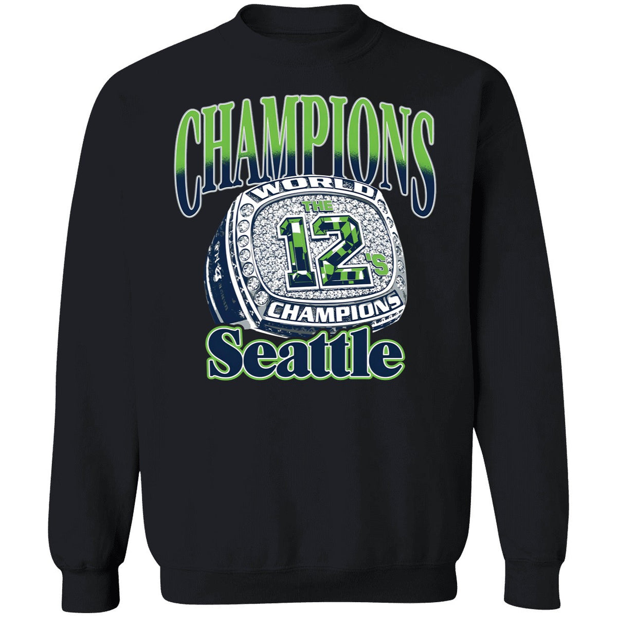 Seattle Seahawks Champions Ring The 12's Shirt