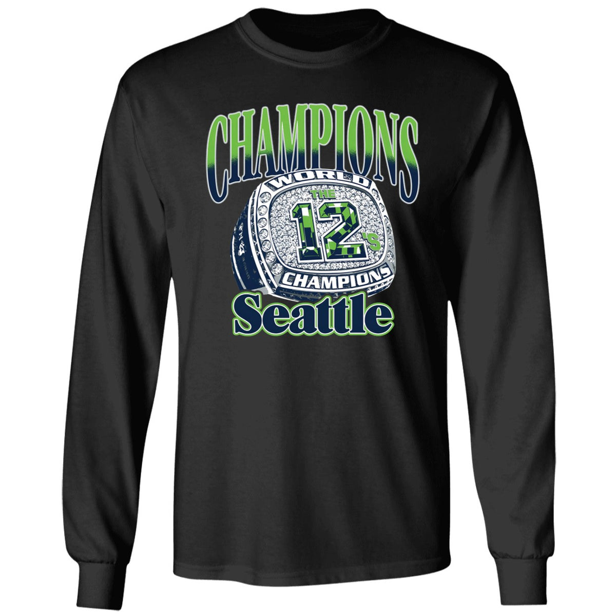 Seattle Seahawks Champions Ring The 12's Shirt