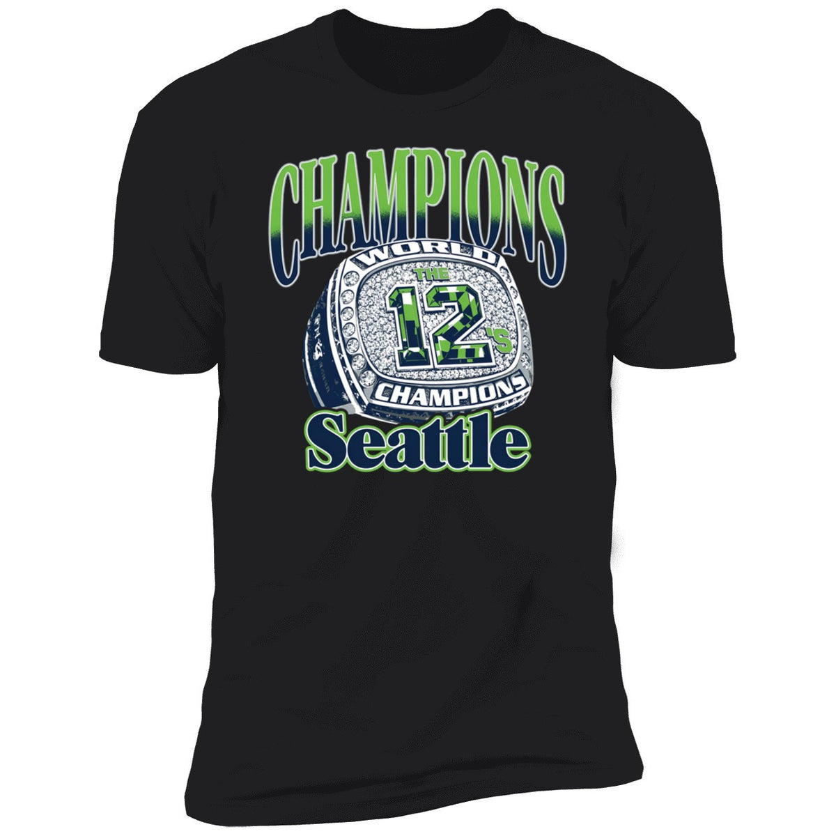 Seattle Seahawks Champions Ring The 12's Shirt