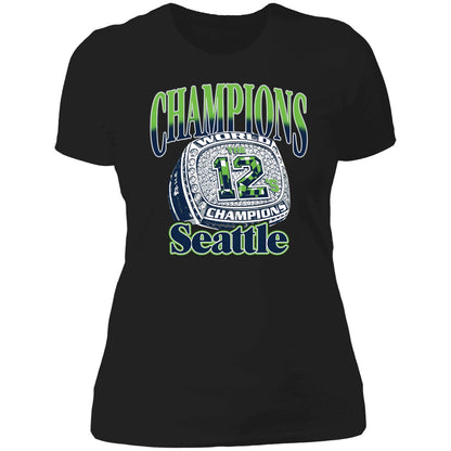 Seattle Seahawks Champions Ring The 12's Shirt