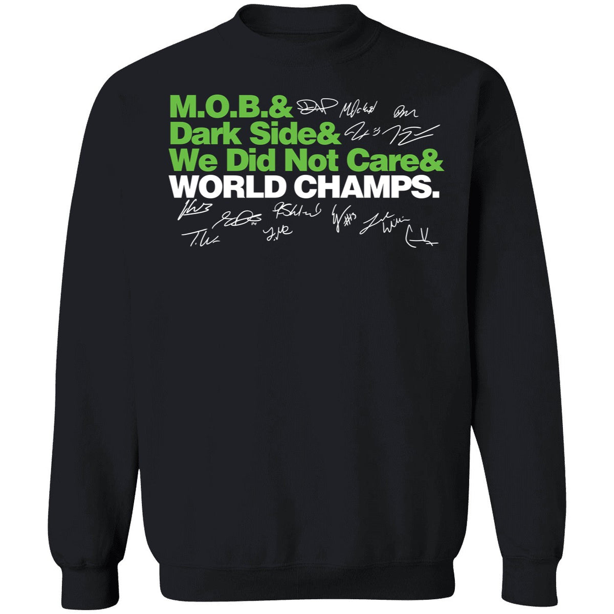 Seattle Seahawks Mob Dark Side We Did Not Care World Champs Shirt
