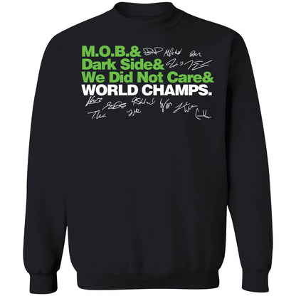 Seattle Seahawks Mob Dark Side We Did Not Care World Champs Shirt