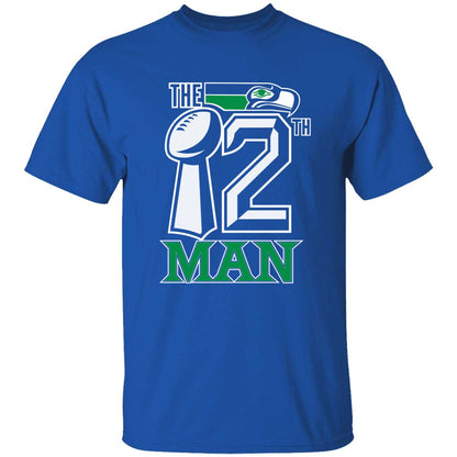 Seattle Seahawks Retro Bird The 12th Man Shirt