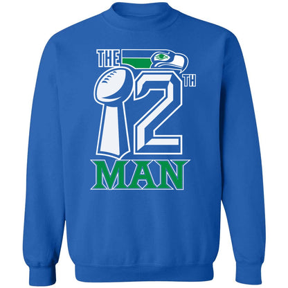 Seattle Seahawks Retro Bird The 12th Man Shirt