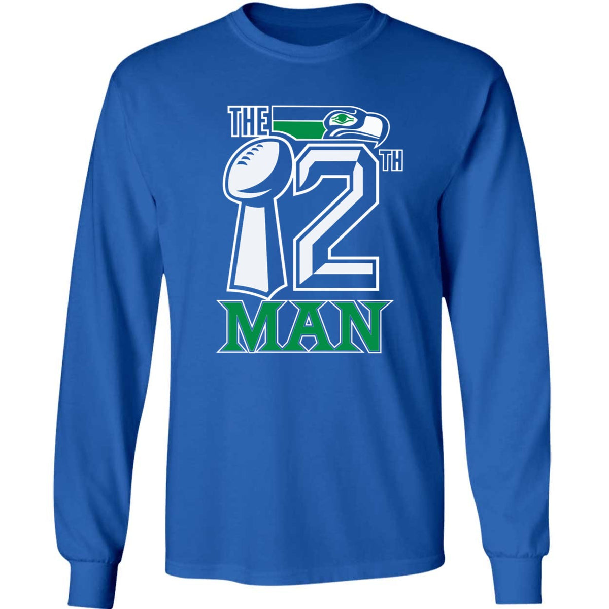 Seattle Seahawks Retro Bird The 12th Man Shirt