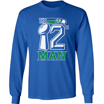 Seattle Seahawks Retro Bird The 12th Man Shirt