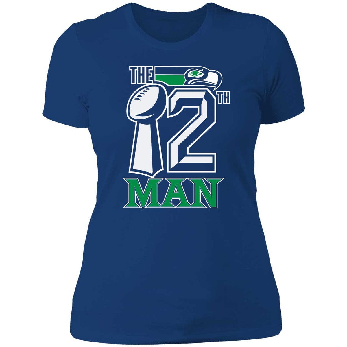 Seattle Seahawks Retro Bird The 12th Man Shirt