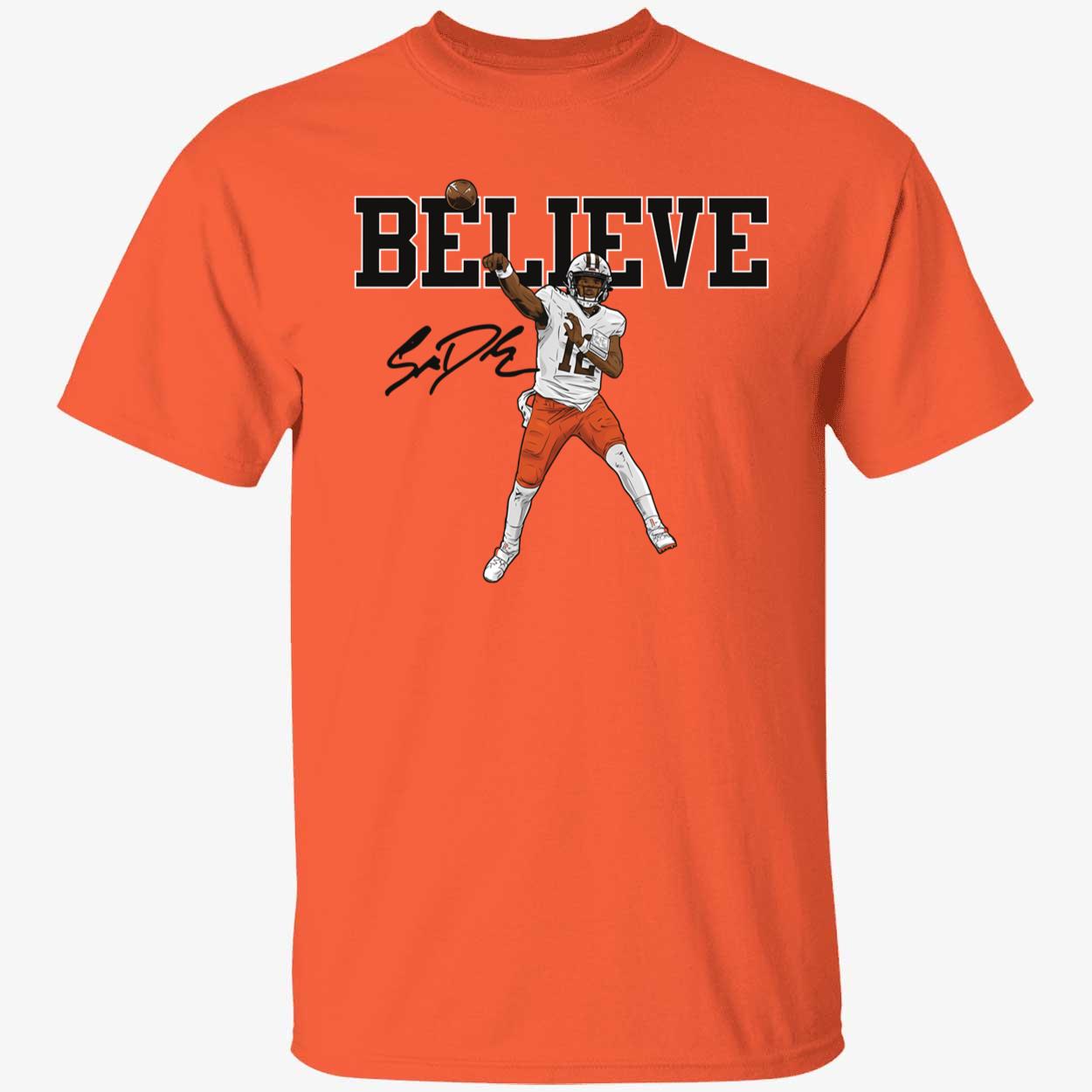 Shedeur Sanders Believe T-Shirt